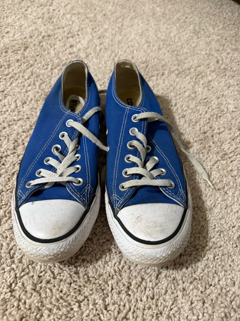 Converse Royal Blue Canvas Low-Top Sneakers